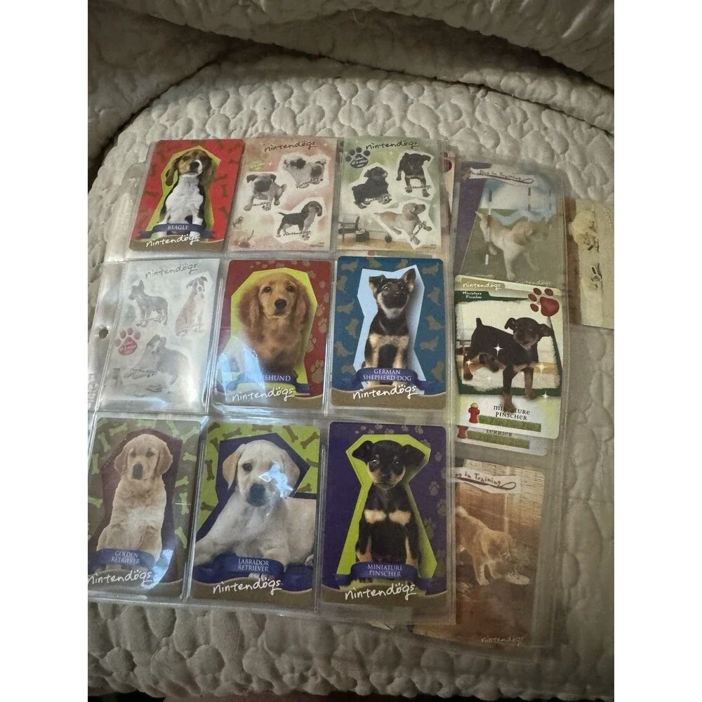 Huge Nintendogs Trading Card Lot Nintendo DS Dog Breed Puppy Cards Mixed Series